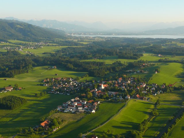 Luftaufnahme von Hergensweiler